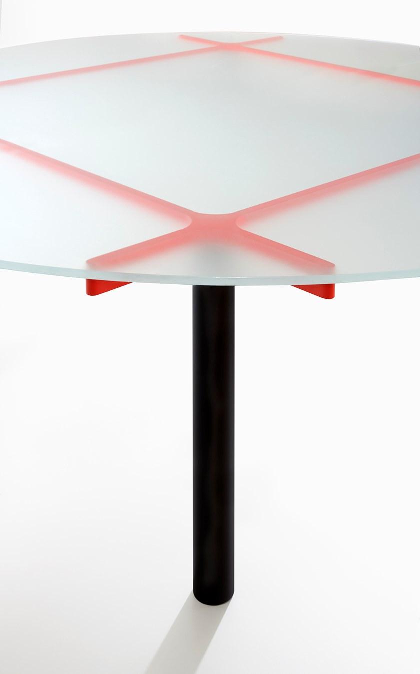 IOC project partners Модульный круглый стеклянный стол для совещаний Balance sun-id-1347825 - Вид №1