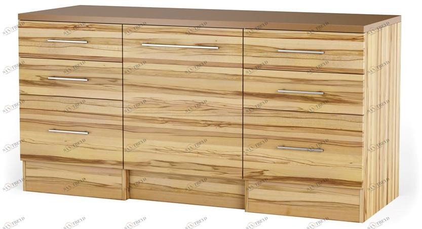 DWFI Комод из фанерованной древесины с ящиками  00002268 