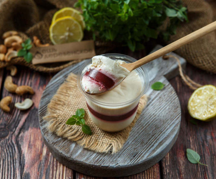 5472 Пирожное вегетарианское "Лайм-клубника" Вкусляндия 