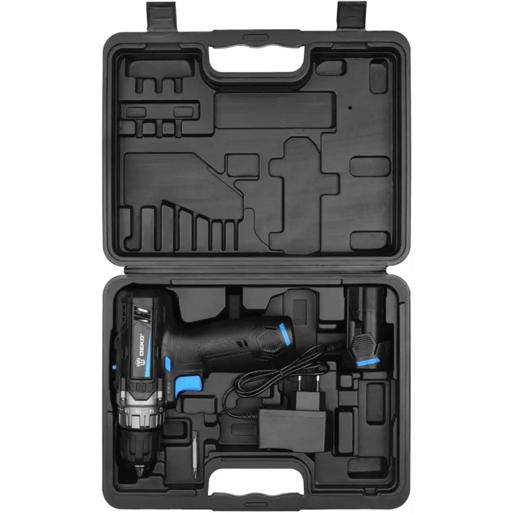 Аккумуляторная дрель-шуруповерт DEKO ZKCD12V PRO с двумя батареями 89372015 STLM-0841881 - Вид №3