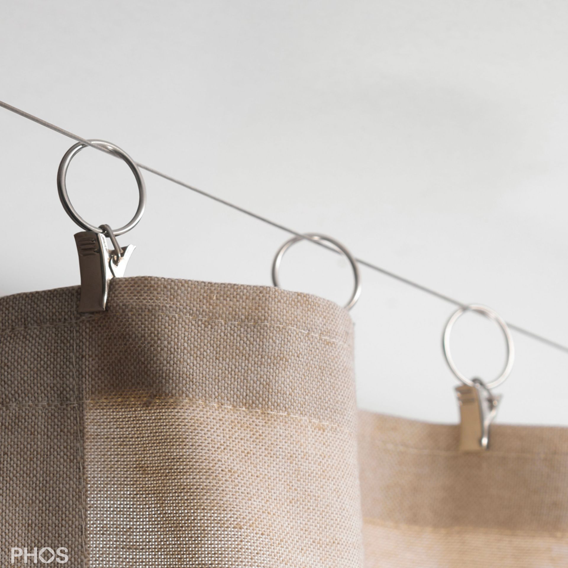 RG26C-SPS Кольцо для штор с клипсой PHOS 