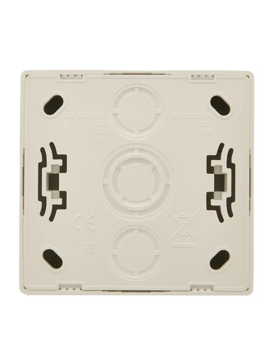 LETO Розетка телефонная евро крем LEZARD 752-0300-137 - Вид №2
