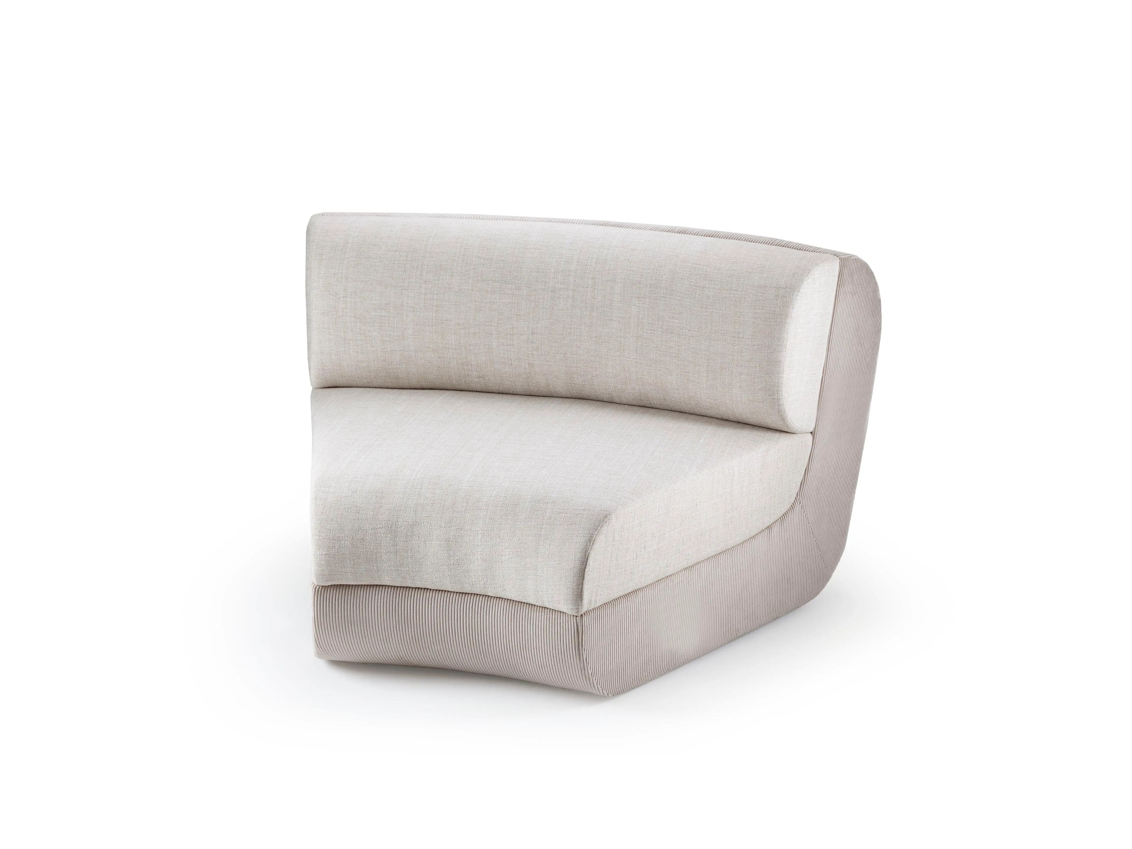 Модульный изогнутый тканевый диван с полуостровом Mambo Unlimited Ideas Mood ARCH-00107718 - Вид №14