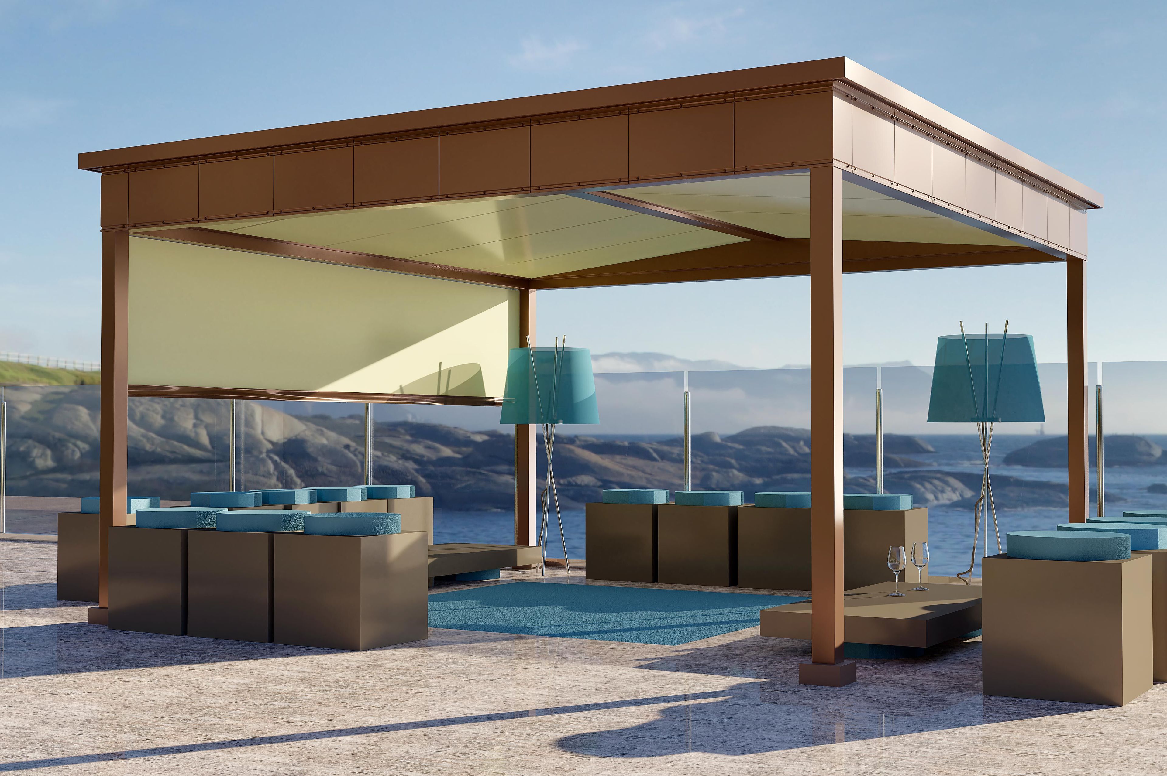 Структура с индивидуальным панельным покрытием L'Officina by Adami S8-S10 ARCH-00109819 - Вид №3