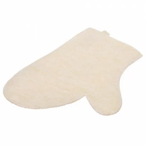 Hot Pot Рукавица банная белая