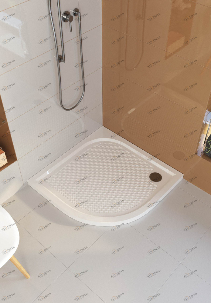 Поддон для душа ALPEN Fides 90, R55 APQ0077