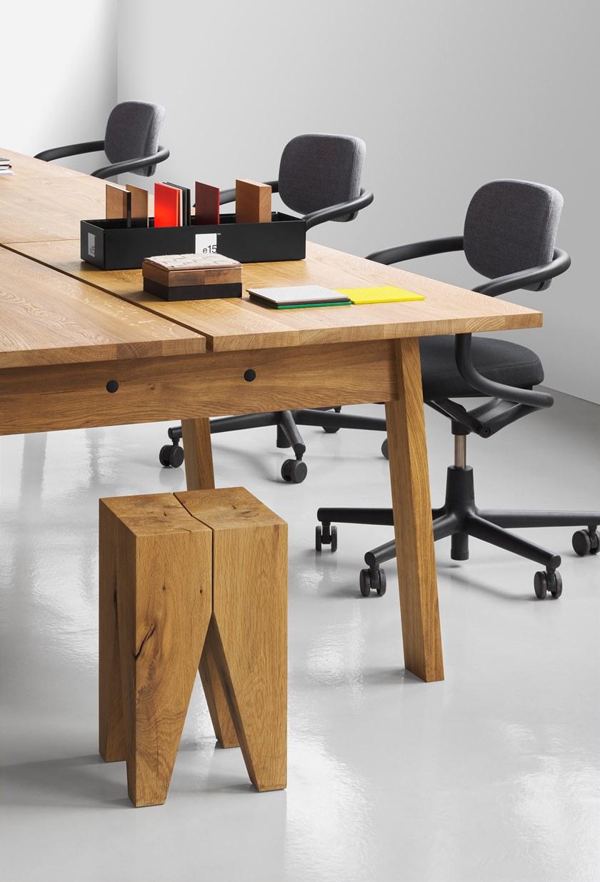 e15 Прямоугольный рабочий стол из массива дерева Basis sun-id-1463471 - Вид №2