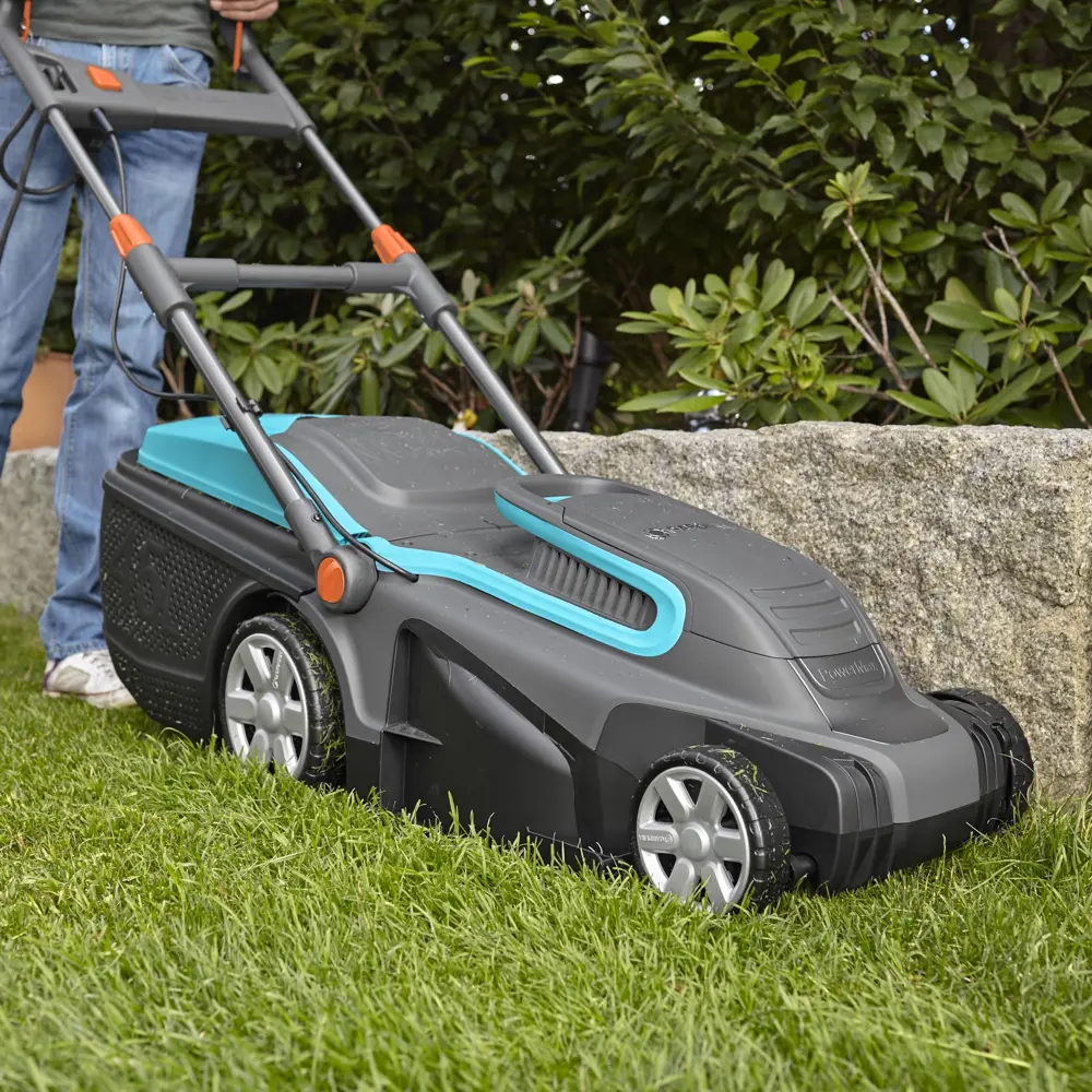 Газонокосилка электрическая Gardena PowerMax 1600/37 1600 Вт 37 см 14477459 STLM-2077132  - Вид №11