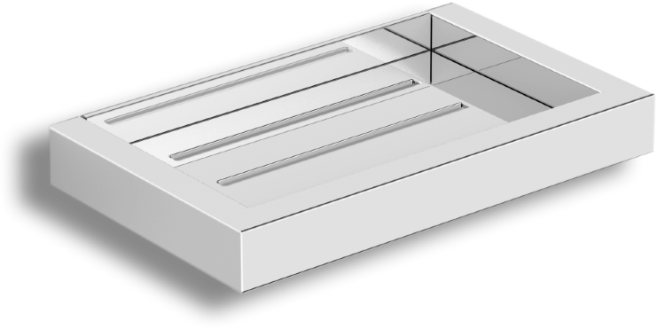 30060A Мыльница подвесная цвет хром LANGBERGER VICO