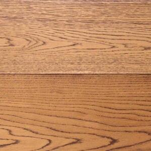 Массивная доска Amber Wood Коттедж Дуб Рустик с брашью (Текстурированная) 300-1800х150 мм.