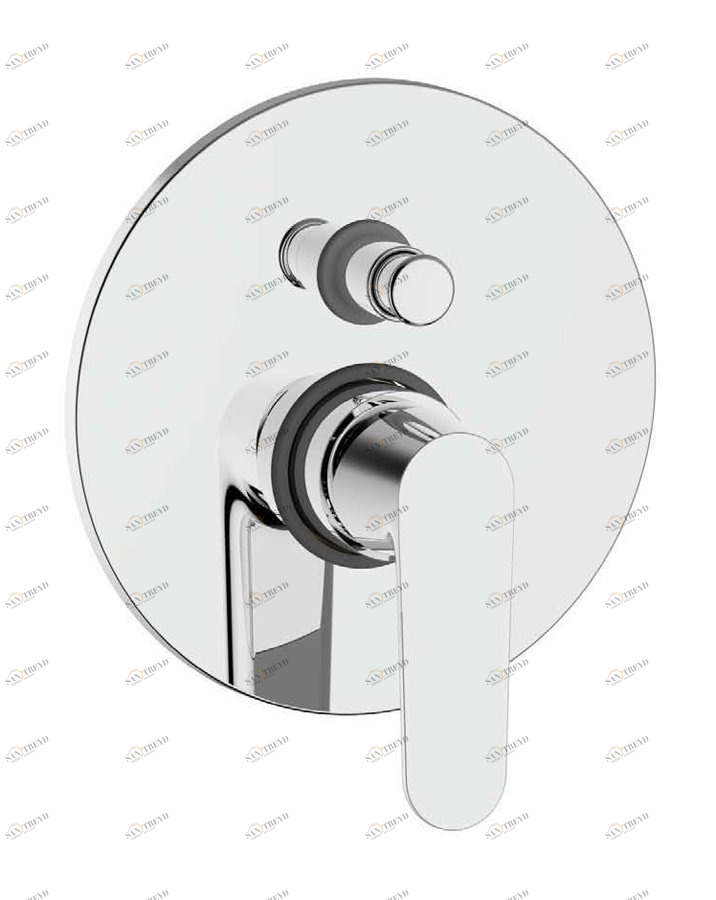 Встраиваемый однорычажный смеситель для душа с переключателем Cezares ROMANA-VDIM-01