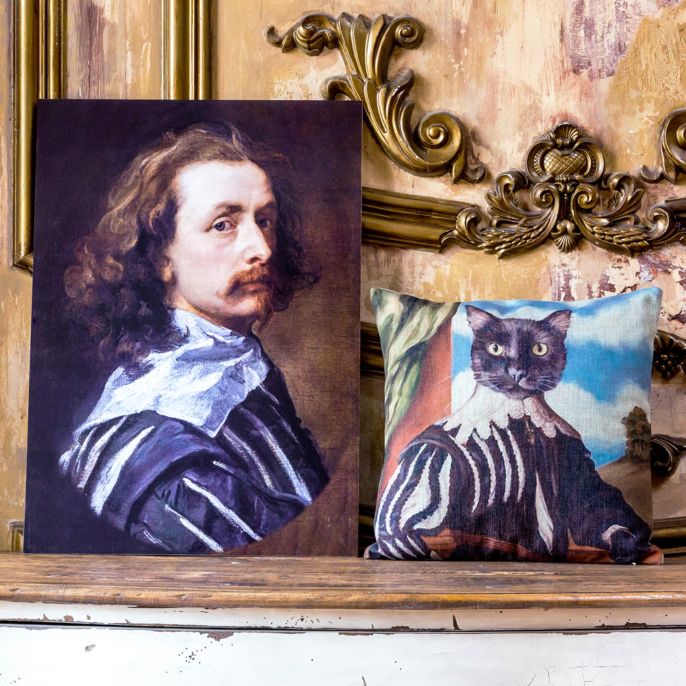 2719066 Арт-подушка «Музейный экспонат», версия 13 «Антонис ван Дейк» Object Desire  - Вид №4