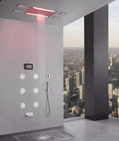 GRAFF Стальная светодиодная лейка для дождя Aqua sense 5105120 - Вид №4