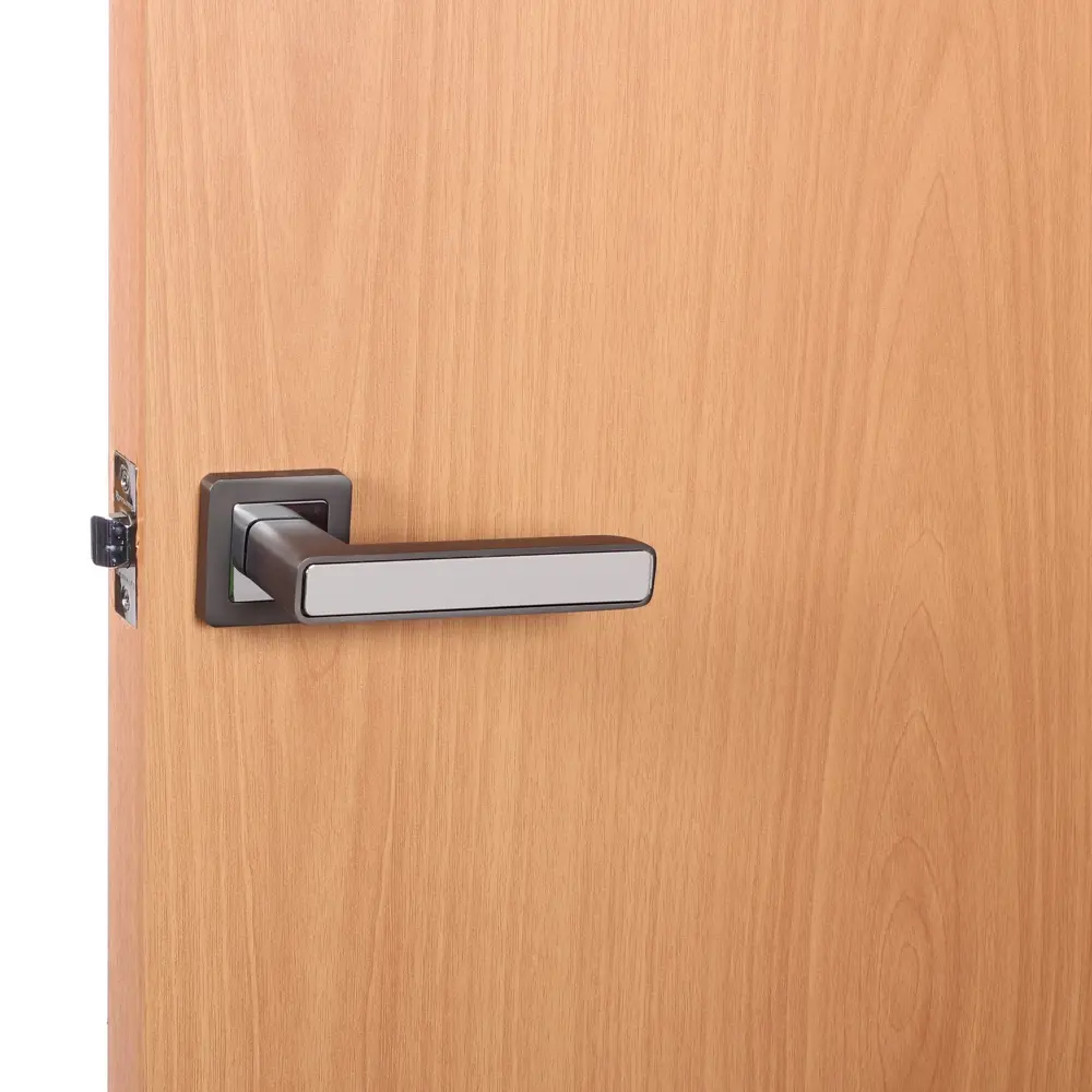 Ручка дверная на розетке MARS QR/HD GR/CP-23, цвет графит/хром PUNTO STLM-2200960 - Вид №6