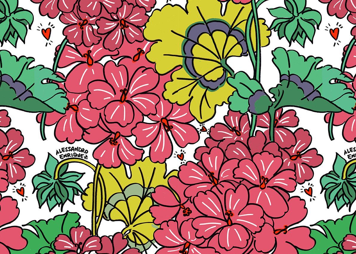 Обои с цветочными мотивами Jannelli&Volpi ENRIQUEZLAND ARCH-00063995 - Вид №1