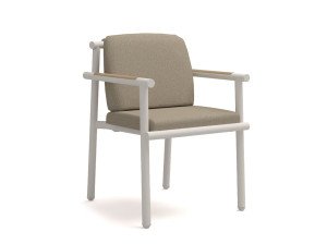 Алюминиевый стул с порошковым покрытием с подлокотниками