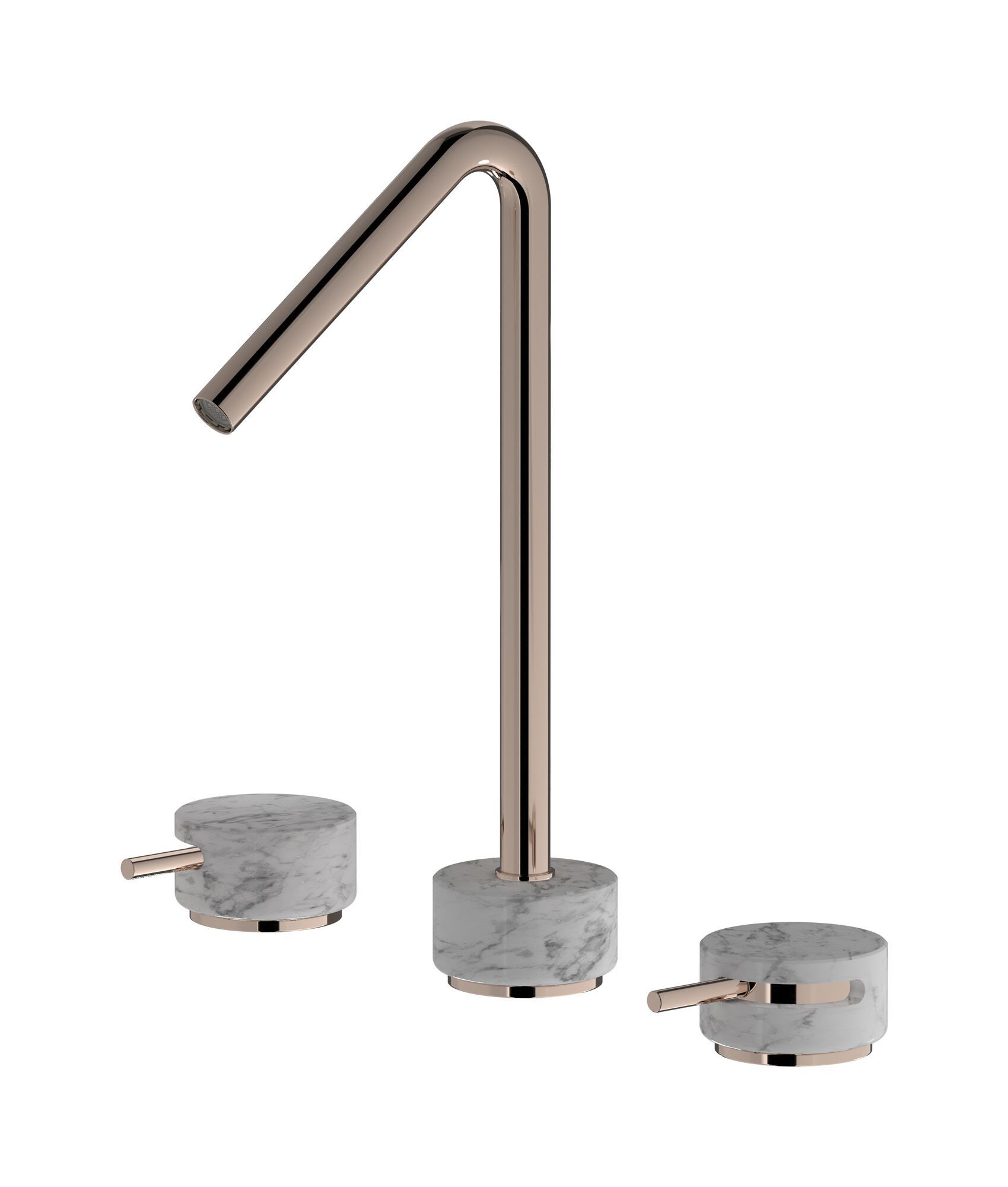 Смеситель для раковины с 3 отверстиями для мраморной столешницы IB мрамор + мрамор Elle ARCH-00068761 - Вид №17