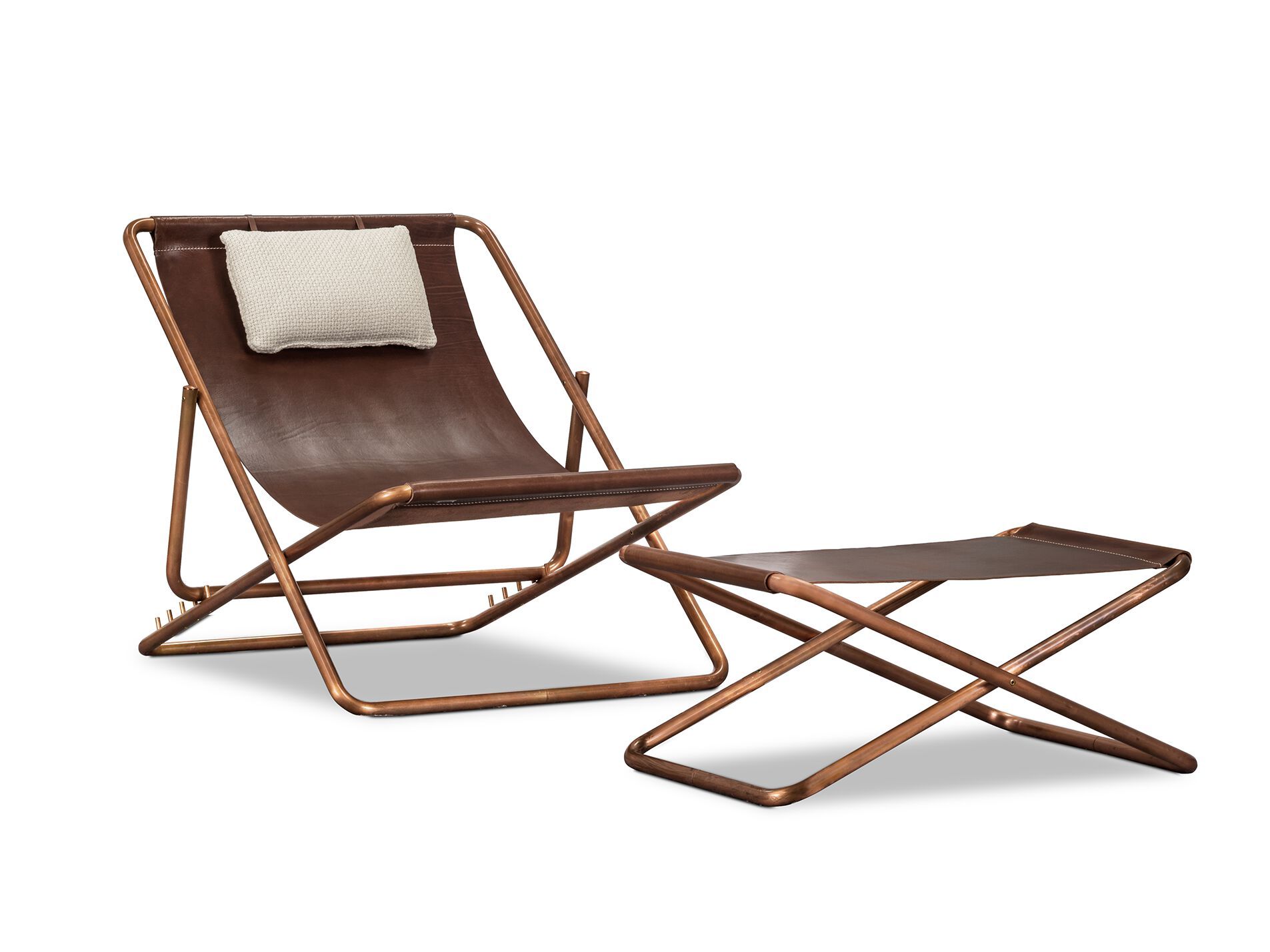 Кожаный стул для отдыха Baxter ARCH-00117522 - Вид №4