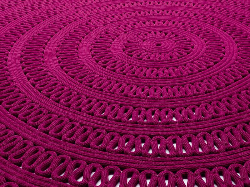 Paola Lenti Однотонный круглый коврик из шерсти Natural sun-id-1477594 - Вид №2