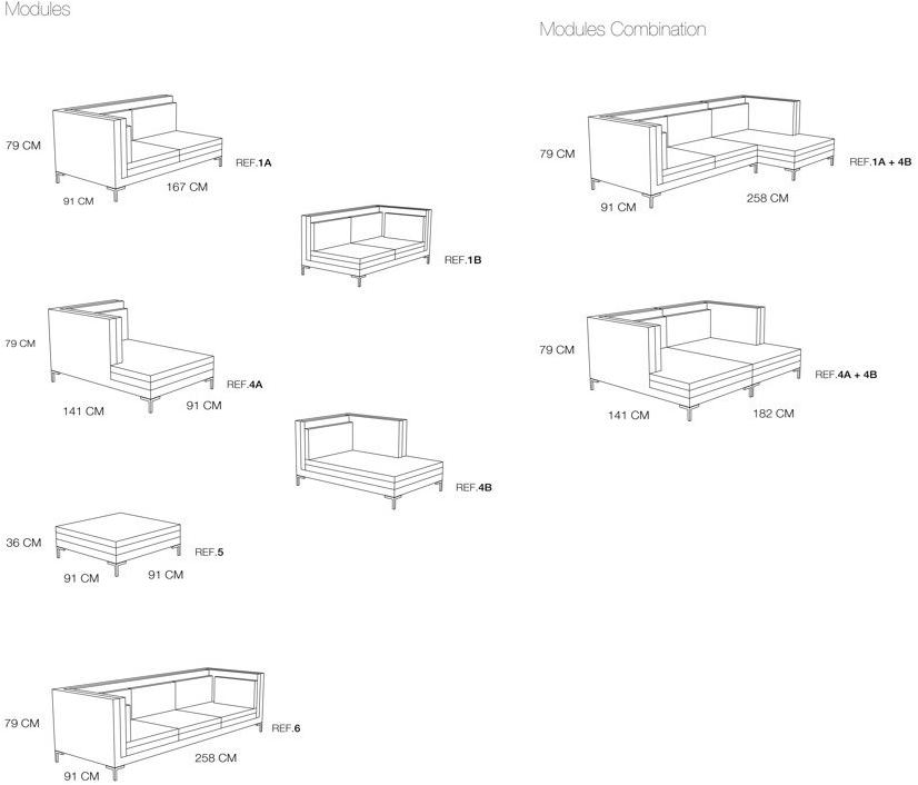 Branca Lisboa Мягкая подножка из ткани Layer sun-id-1444456 - Вид №4