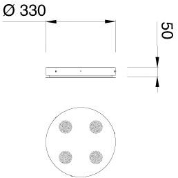 Ceadesign Светодиодное потолочное освещение из нержавеющей стали Ariachiara Arc 11 - Вид №2