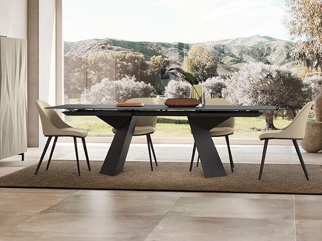 Технический керамический прямоугольный выдвижной стол Febal Casa PHOENIX ARCH-00151258