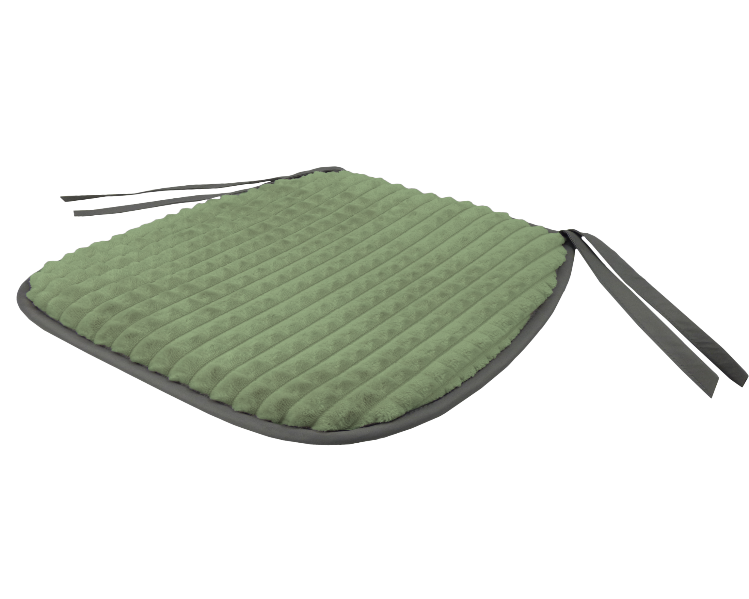 Santreyd Подушка-галета «Плюш» оливковая для стула 40×38 см 82234012 STLM-0022494 - Вид №1