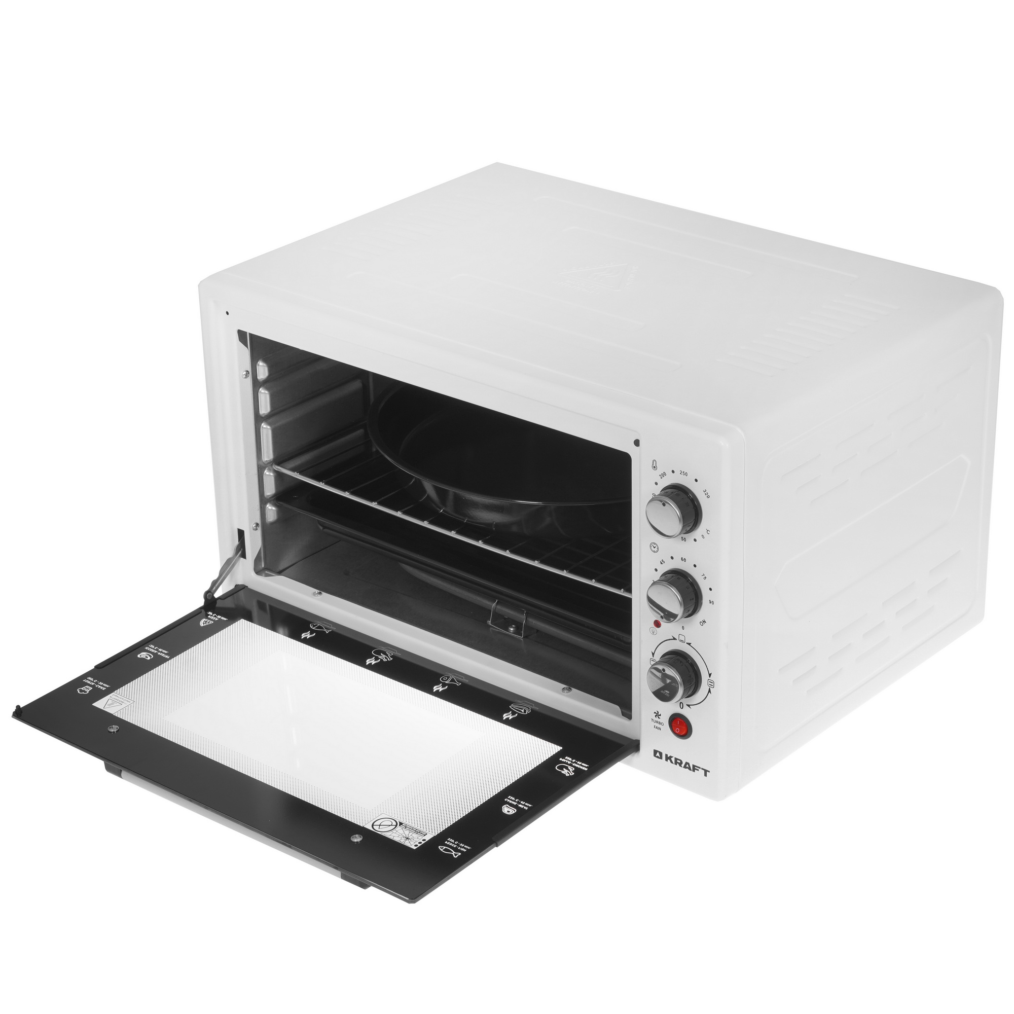 8189991 Мини-печь Kraft KF-MO 4506 W белый STDN-0145335 - Вид №4