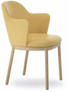 Viccarbe Стул с обивкой и подлокотниками Aleta