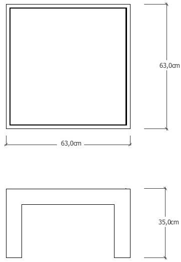 TRIBÙ Низкий квадратный журнальный столик из тика Pure sofa 01282 - Вид №3