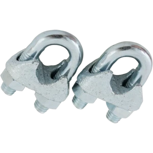 Зажим для каната DIN741, 10 мм, сталь оцинкованная, 2 шт.