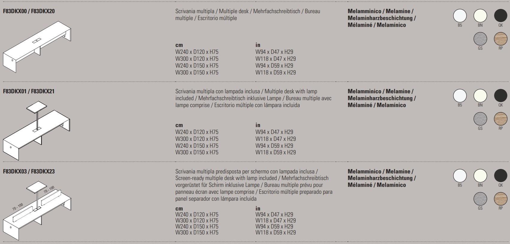 FANTONI Несколько рабочих станций Quaranta5 sun-id-1370840 - Вид №4