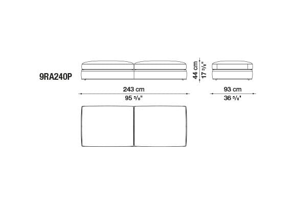 Угловой диван из ткани B&B Italia Ричард ARCH-00040927 - Вид №28