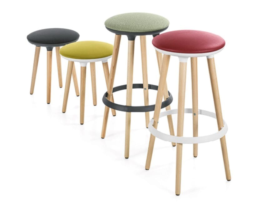 Низкий стул из бука с мягким сиденьем Sesta Boy ARCH-00033643 - Вид №2
