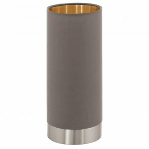 Настольная лампа Eglo Maserlo 95123 EGLO КОЛОННА 080471 Коричневый;серебро