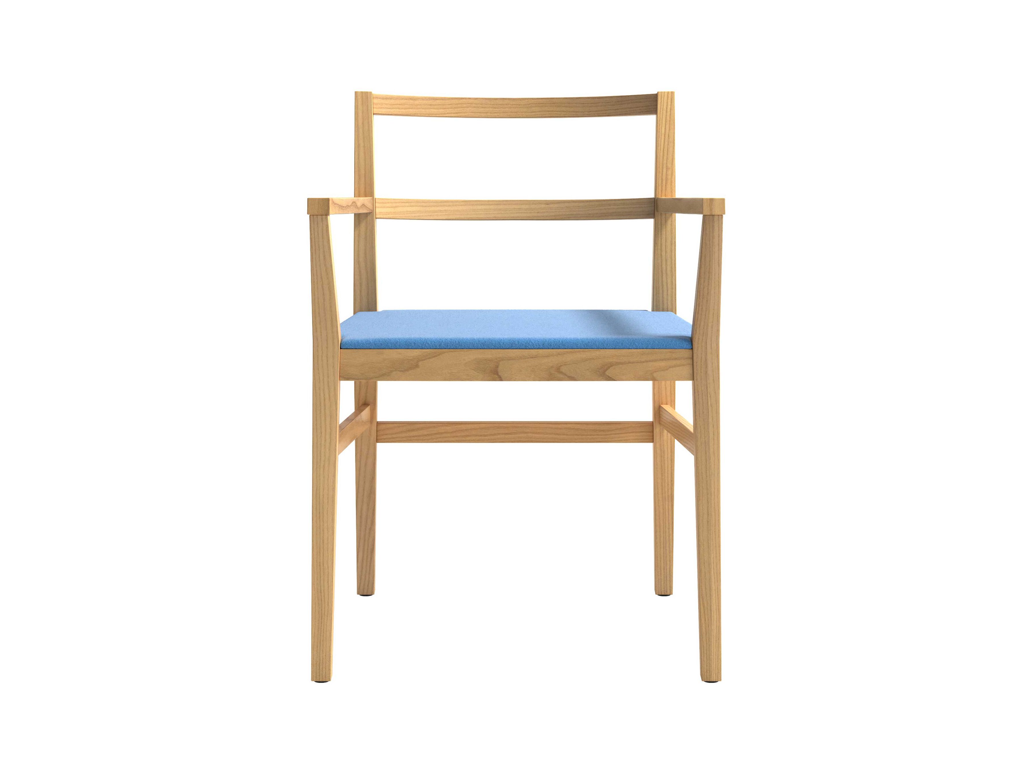 Деревянный мягкий стул с подлокотниками CAPPELLINI CLASSICA ARCH-00044181