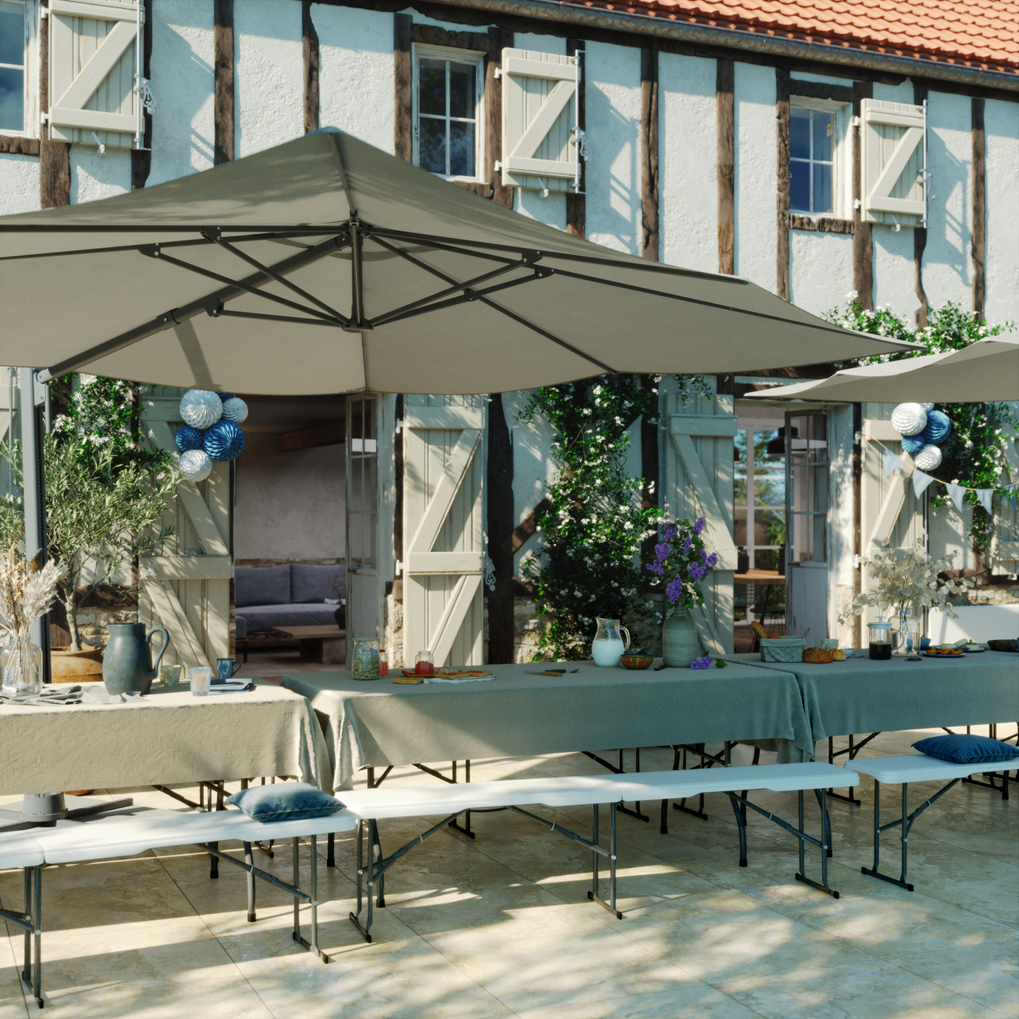 Santreyd Складной садовый стол для террасы и дачи 83963825 STLM-0045486 - Вид №18