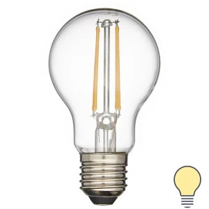 Лампа умная светодиодная Osram Smart Plus E27 220-240 В 5.5 Вт груша прозрачная 806 лм, теплый белый свет 89143907 STLM-2062540