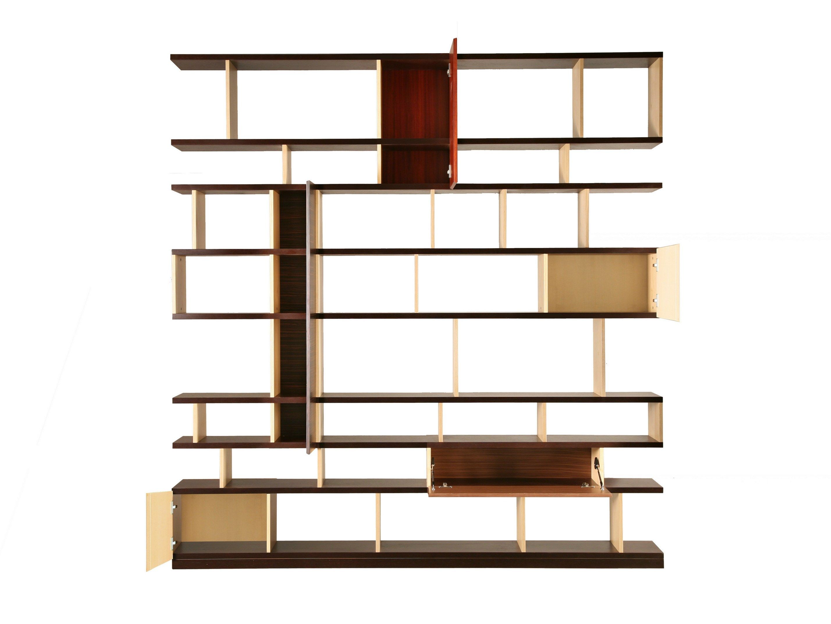 Деревянный книжный шкаф Morelato пэчворк ARCH-00113485