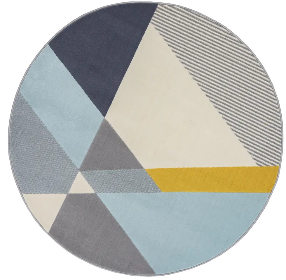 INSPIRE Oasis: круглый ковер из полипропилена диаметром 133 см 86864045