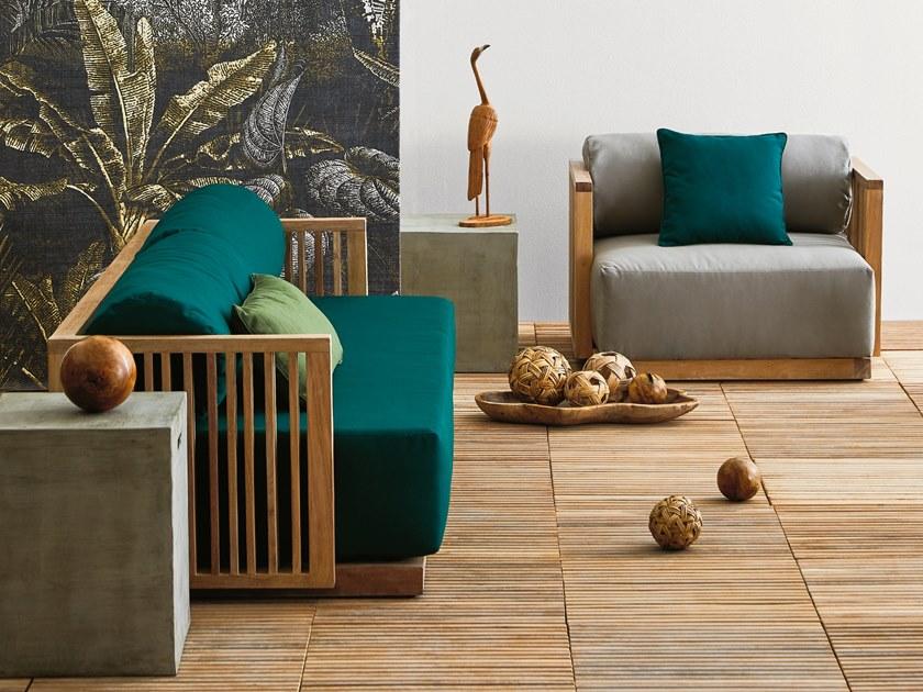 Il Giardino di Legno Садовое кресло из тика с подлокотниками Code Code0252 - Вид №2