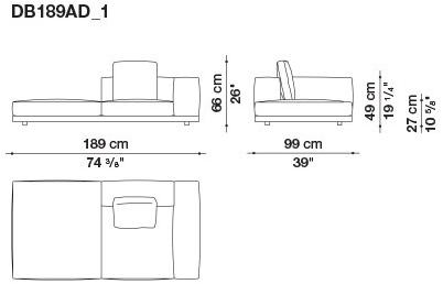 B&B Italia Кожаный диван Dock sun-id-1441060 - Вид №45