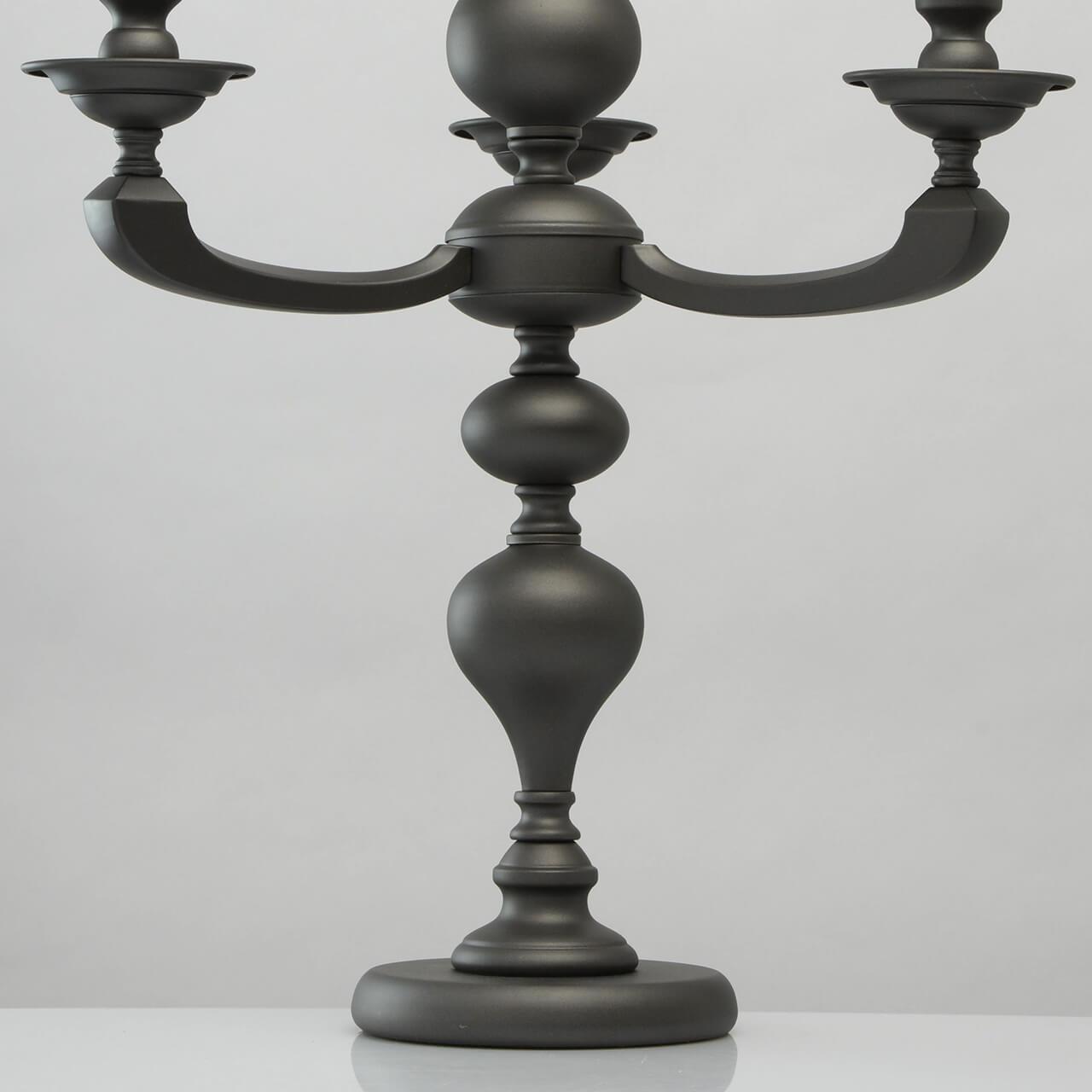 Настольная лампа MW-Light Дэль Рей 5 700031403 MW-LIGHT ПОДСВЕЧНИК, СВЕЧА 195140 Черный  - Вид №2