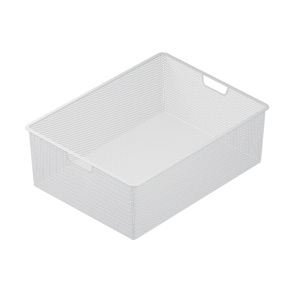 Корзина мелкосетчатая , 555x410x85 мм, серый LJPS0411 Public Steel Россия  - Вид №5