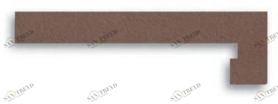 Texture Grain Tropico Zanquin drch. плинтус ступени правая 19*42,4 (1кор/8шт) Venatto 00000027346