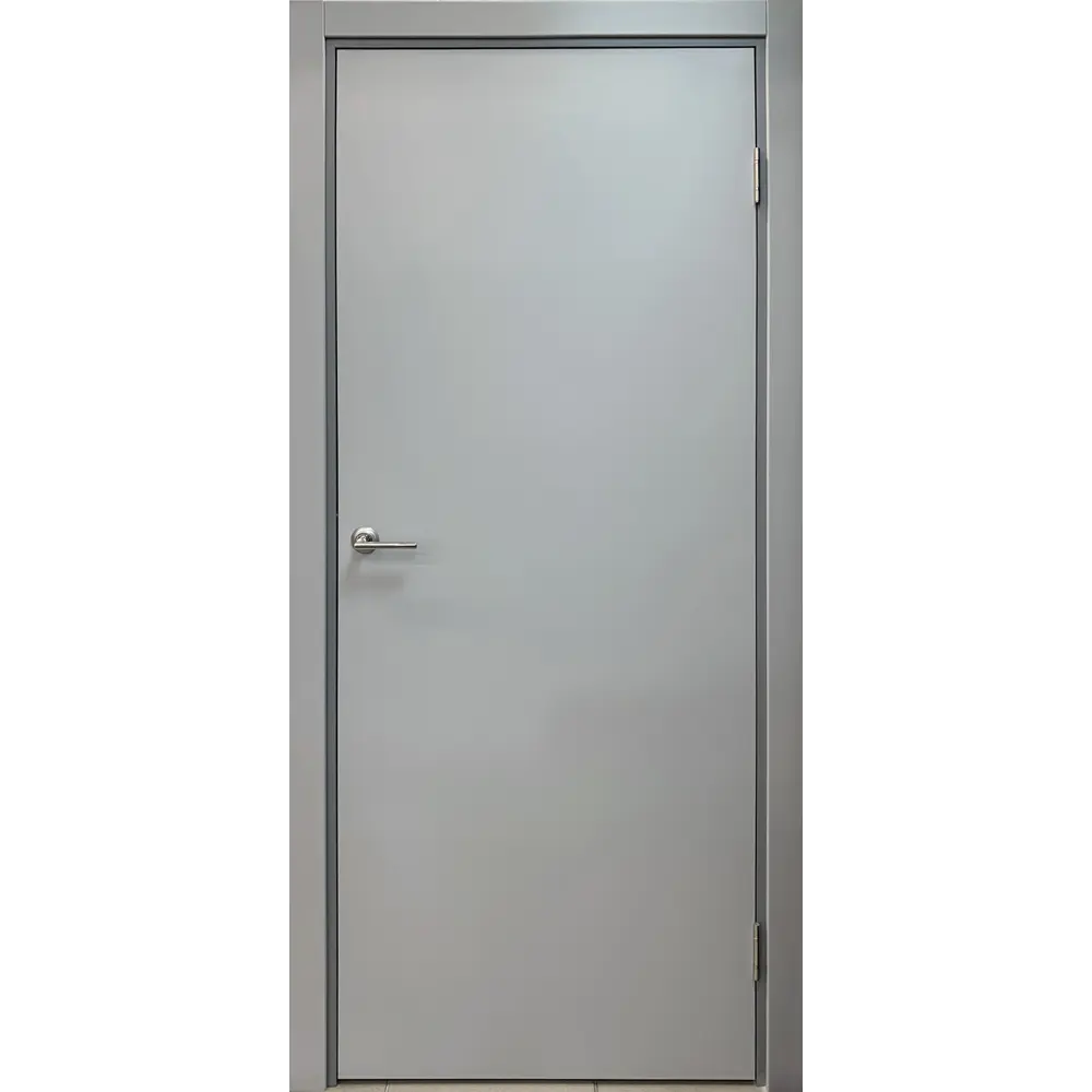 Межкомнатная дверь KAPELLI Капель Classic в сером ПВХ 89893378 STLM-0080164