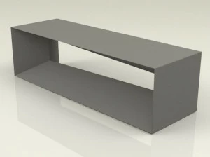 Manufatti Viscio Скамья из оцинкованной стали без спинки