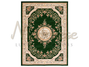 Шелковый прямоугольный ковер