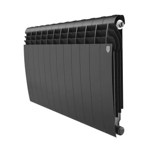 Royal Thermo BiLiner B 500 - биметаллический радиатор 12 секций черный 89426234