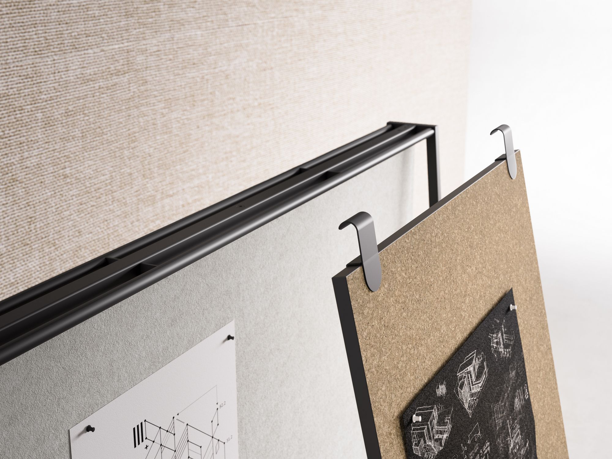 Металлическая отдельно стоящая доска объявлений FANTONI ателье ARCH-00061836 - Вид №3